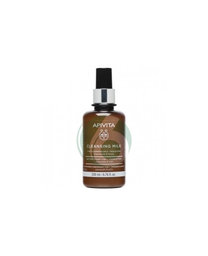 APIVITA DETERSIONE - 3 IN 1 CLEANSING MILK LATTE DETERGENTE VISO E OCCHI, 200ML