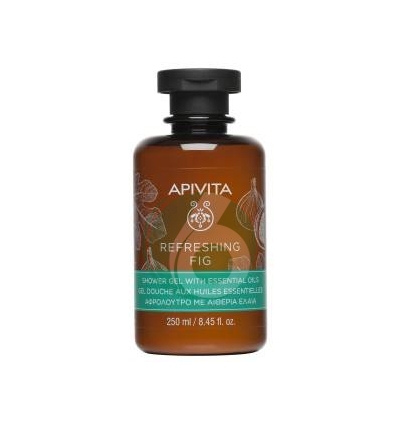 APIVITA REFRESHING FIG - GEL DOCCIA ENERGIZZANTE OLI ESSENZIALI E FICO, 250ML
