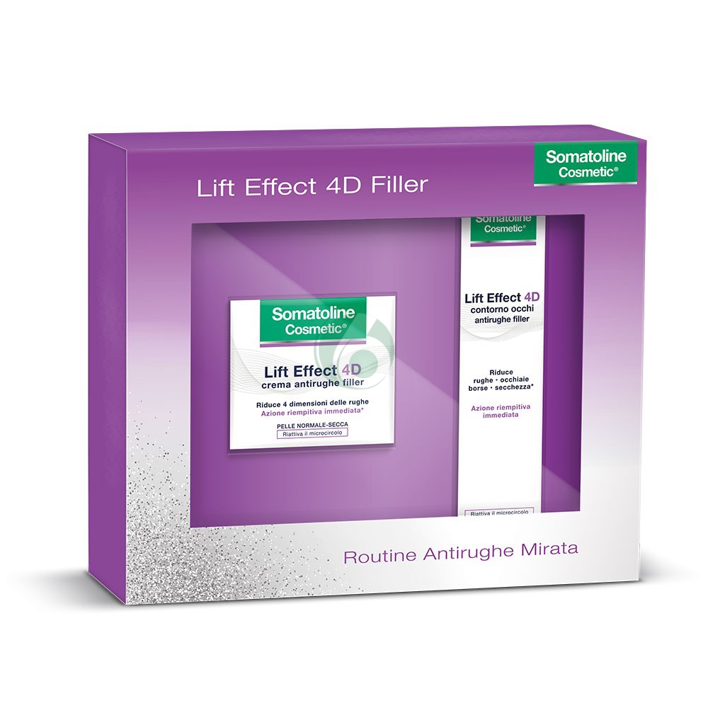 SOMATOLINE LIFT EFFECT 4D - COFANETTO ROUTINE ANTIRUGHE MIRATA CREMA + OCCHI