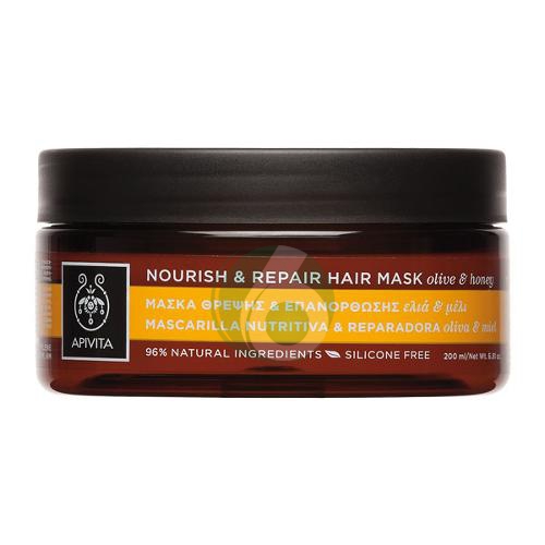 APIVITA OLIVE AND HONEY HAIR MASK 200ML