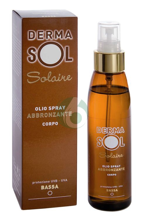 DERMASOL SOLAIRE - OLIO SPRAY ABBRONZANTE CORPO PROTEZIONE BASSA, 125ML