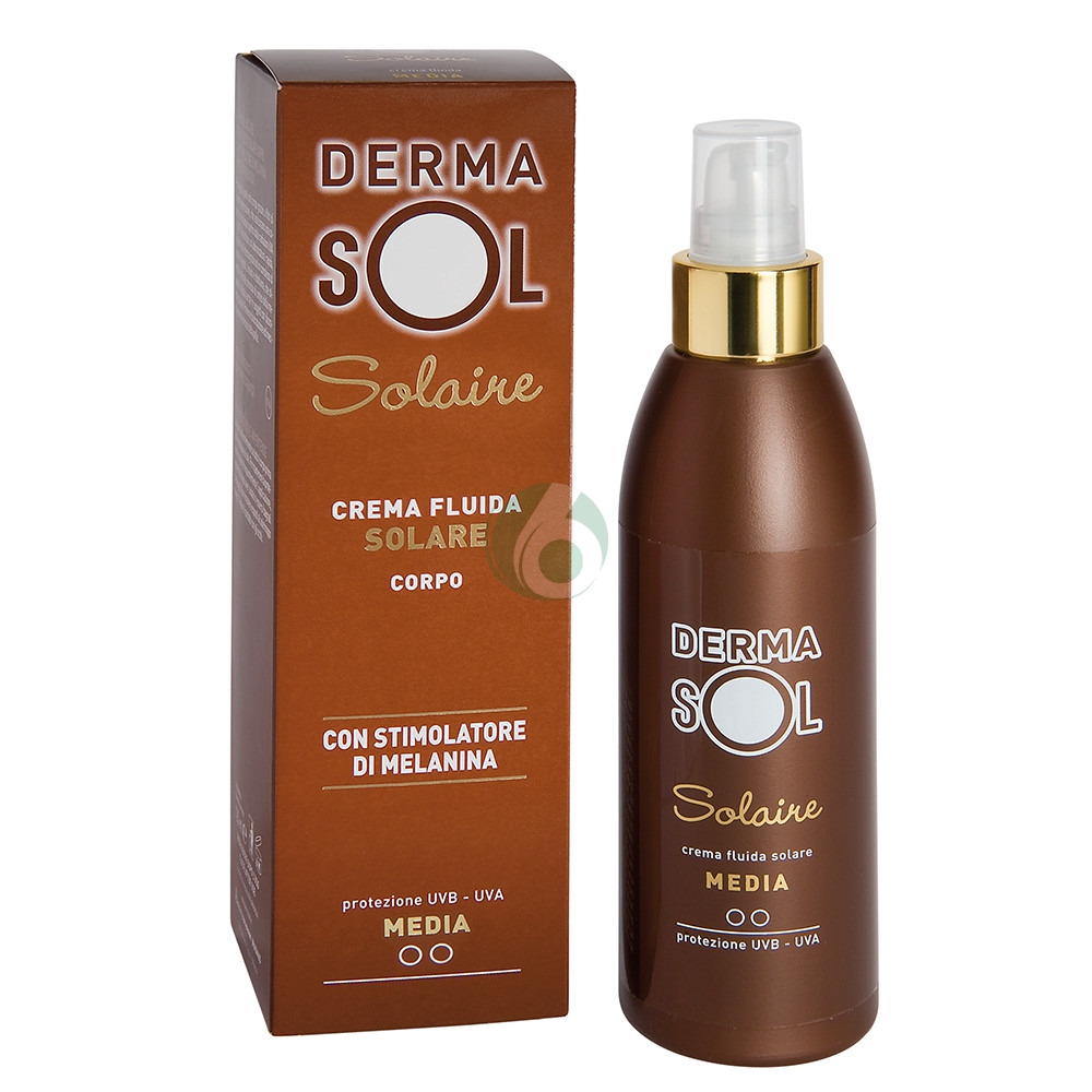 DERMASOL SOLAIRE - CREMA FLUIDA SOLARE PROTEZIONE MEDIA, 125ML