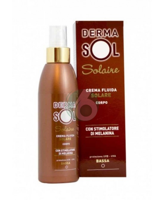 DERMASOL SOLAIRE - CREMA FLUIDA SOLARE CORPO PROTEZIONE BASSA, 125ML