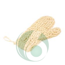 GUANTO IN SISAL NATURALE PER MASSAGGIO ESFOLIANTE - MOOD