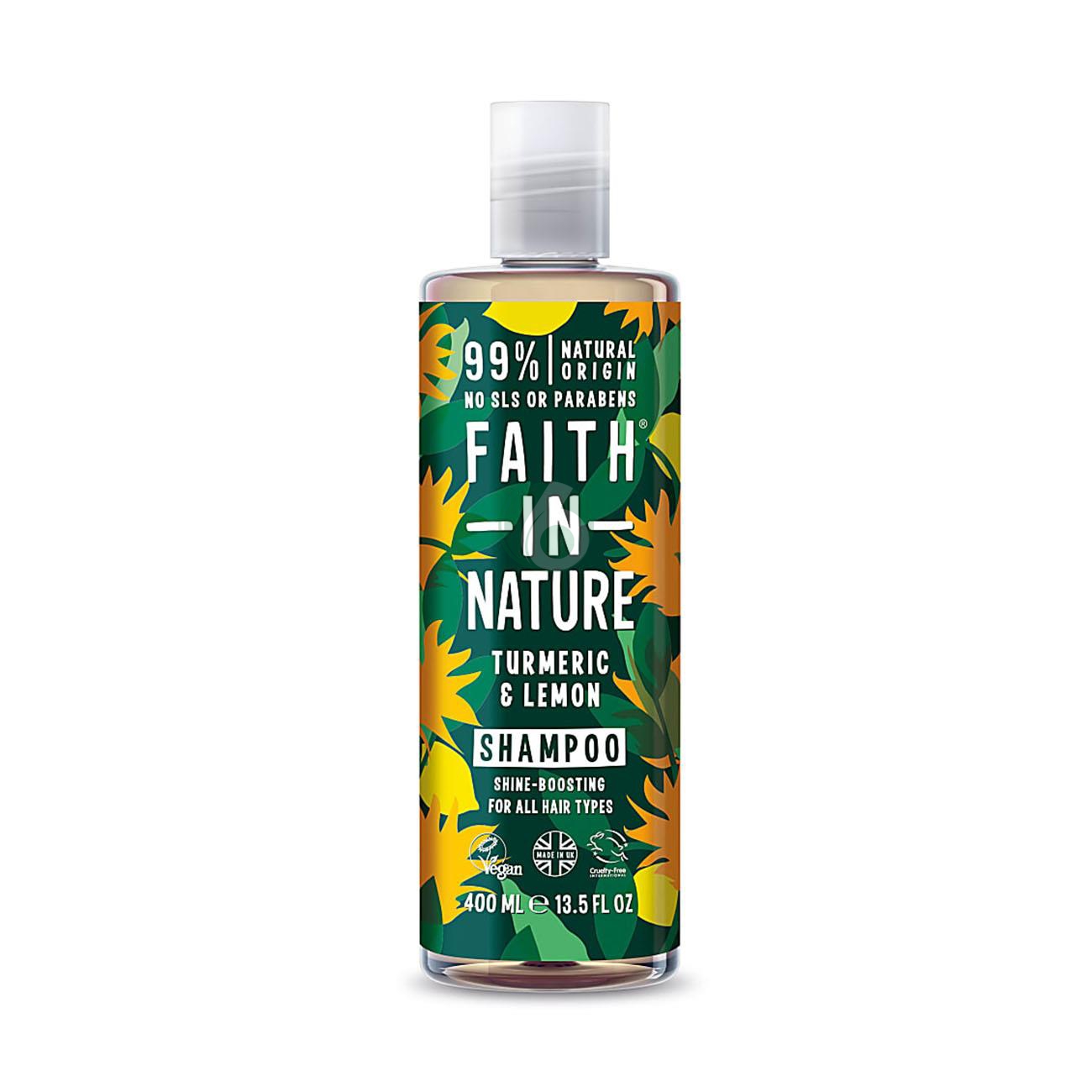 Faith In Nature  Shampoo - Curcuma & Limone 400ml