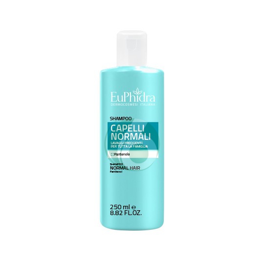 Euphidra Shampoo Capelli Normali Pantenolo per Tutta la Famiglia 250ml