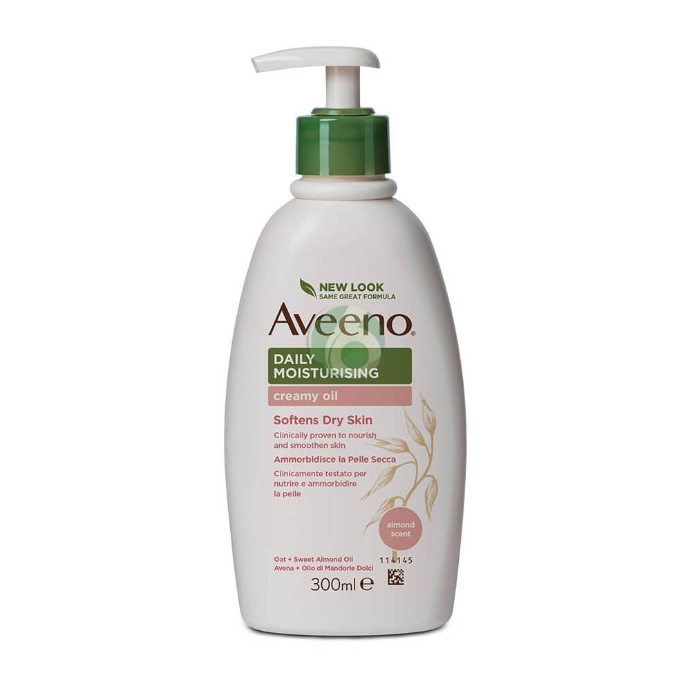 AVEENO DAILY MOISTURISING - CREAMY OIL CREMA CORPO PROFUMO DI MANDORLE, 300ML