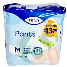 ESSITY ITALY PANNOLONE PULL UP TENA PANTS SUPER TAGLIA MEDIUM 10 PEZZI