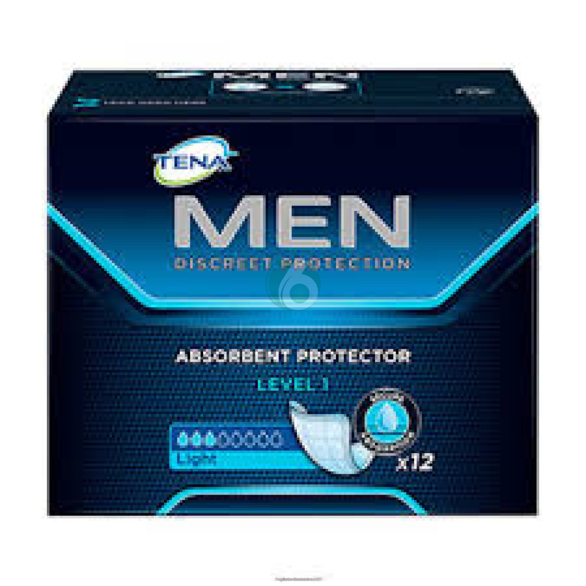 TENA MEN PROTEZIONE ASSORBENTE MASCHILE PER INCONTINENZA LIVELLO 1, 12 PEZZI