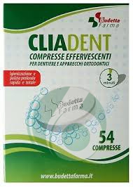CLIADENT COMPRESSE EFFERVESCENTI PER DENTIERE 54 COMPRESSE