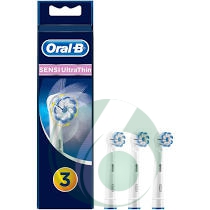 ORAL-B SENSI ULTRATHIN TESTINE DI RICAMBIO PER SPAZZOLINO ELETTRICO, 3 TESTINE