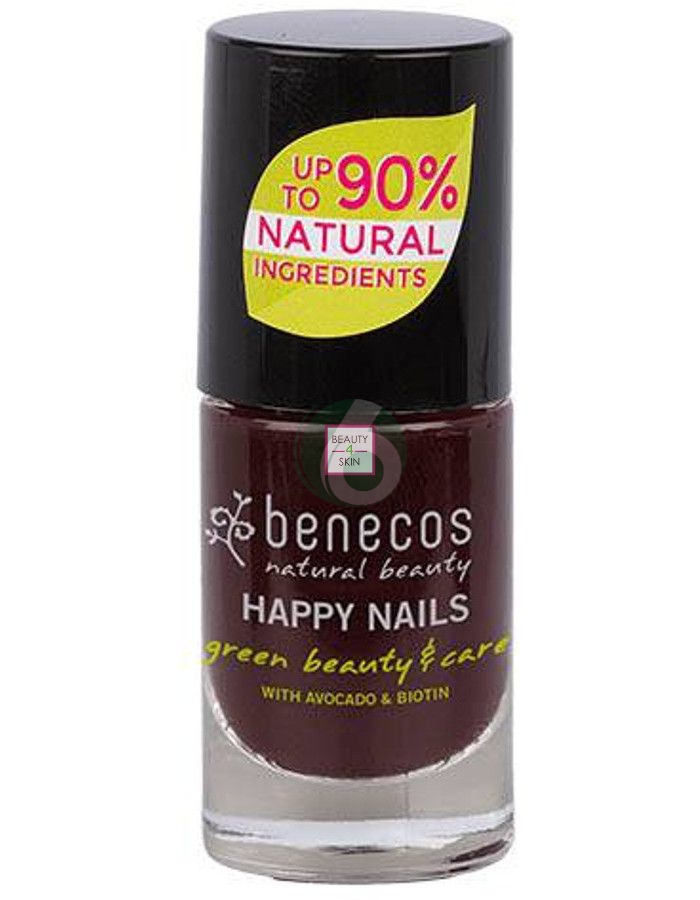 BENECOS HAPPY NAILS SMALTO UNGHIE - COLORE VAMP, 5ML
