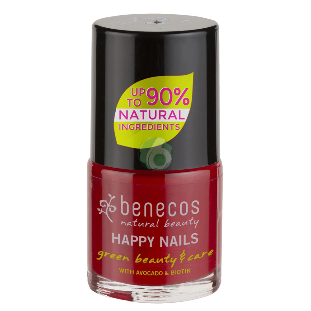 BENECOS HAPPY NAILS SMALTO UNGHIE - COLORE VINTAGE RED, 5ML