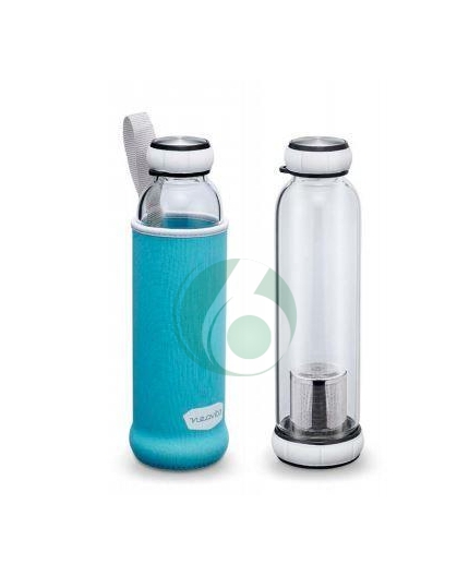 NEAVITA PIPERITA BOTTIGLIA IN VETRO CON FILTRO IN ACCIAIO 550 ML