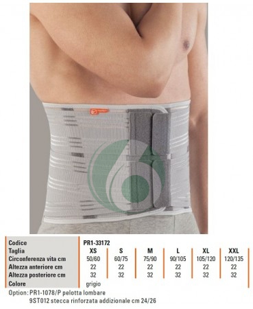 RO+TEN ORTHOSERVICE LUMBOSKILL 72 TAGLIA M