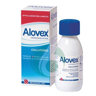 Alovex Linea Protezione Orale Collutorio Lenitivo Lesioni Mucosa Orale 120 ml