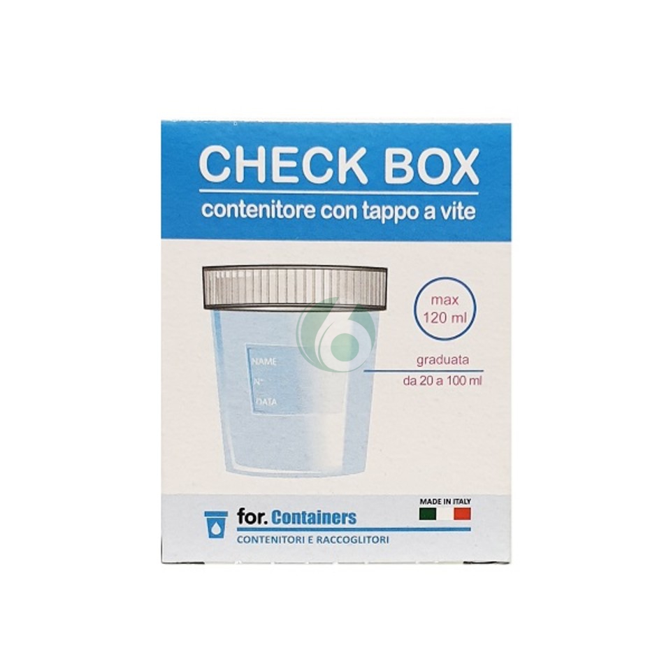 CHECK BOX CONTENITORE URINE 120ML