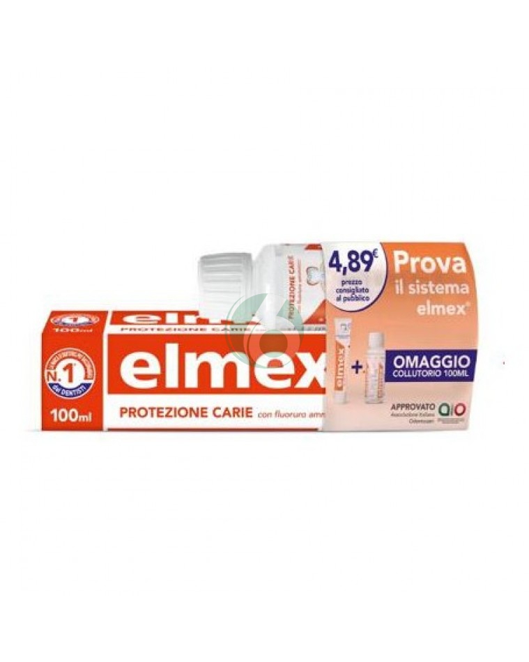 ELMEX PROTEZIONE CARIE PROMO DENTIFRICIO 100 ML + COLLUTTORIO 100 ML