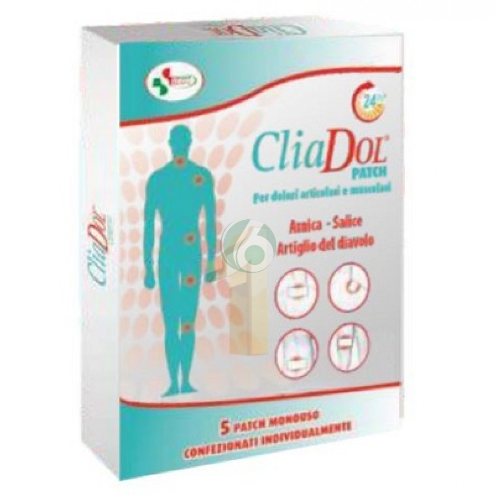 CLIADOL 5 PATCH PER DOLORI ARTICOLARI E MUSCOLARI BUDETTA FARMA