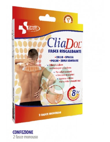 BUDETTA FARMA CLIADOL FASCE RISCALDANTI 2 PEZZI