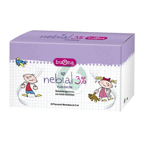 BUONA NEBIAL SOLUZIONE SALINA IPERTONICA 3% 20 FLACONCINI DA 5 ML