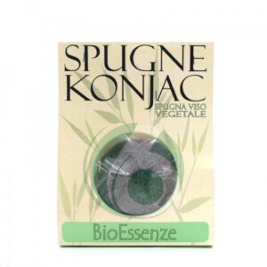 BIO ESSENZE SPUGNE KONJAC VERDE SPUGNA VISO VEGETALE