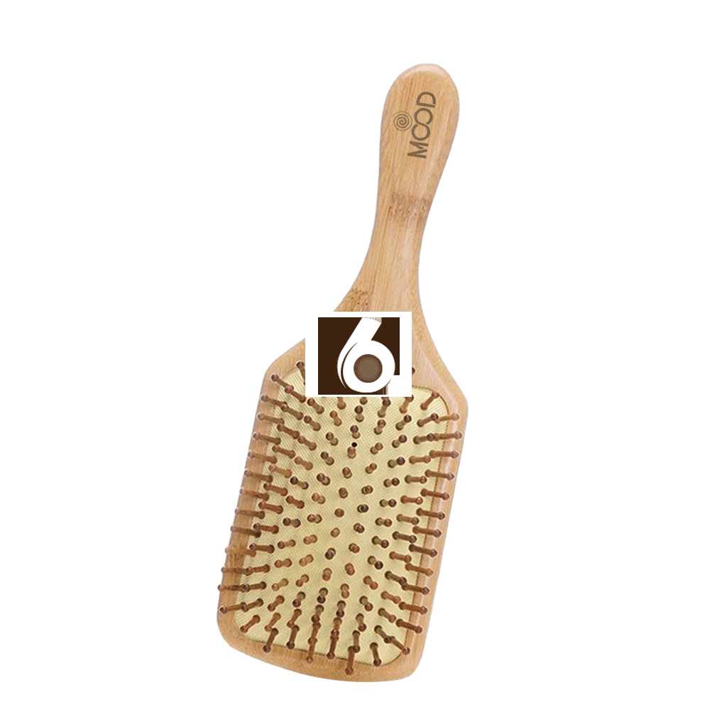 SPAZZOLA RETTANGOLARE PER CAPELLI IN BAMBOO