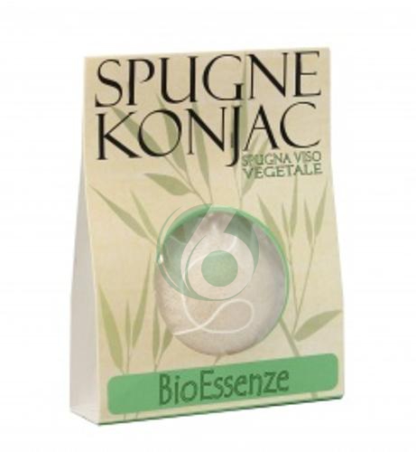 BIO ESSENZE SPUGNE KONJAC BIANCA SPUGNA VISO VEGETALE
