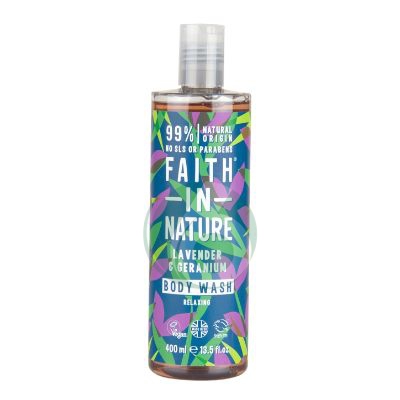 FAITH IN NATURE LAVANDER&GERANIUM BODY WASH 400ml