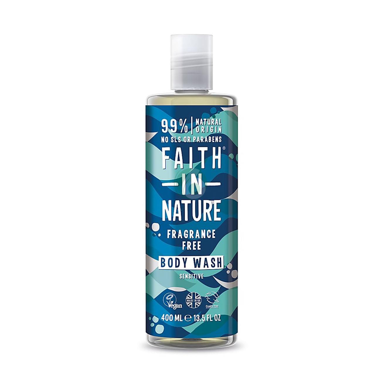 FAITH IN NATURE FRAGRANCE FREE BODY WASH 400ml