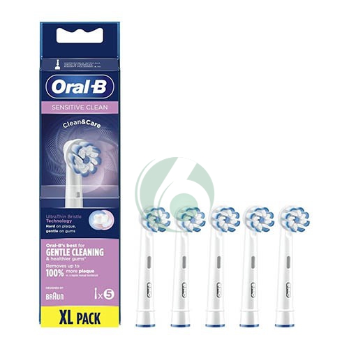 ORAL-B REFILL SENSITIVE CLEAN XL PACK 5PEZZI