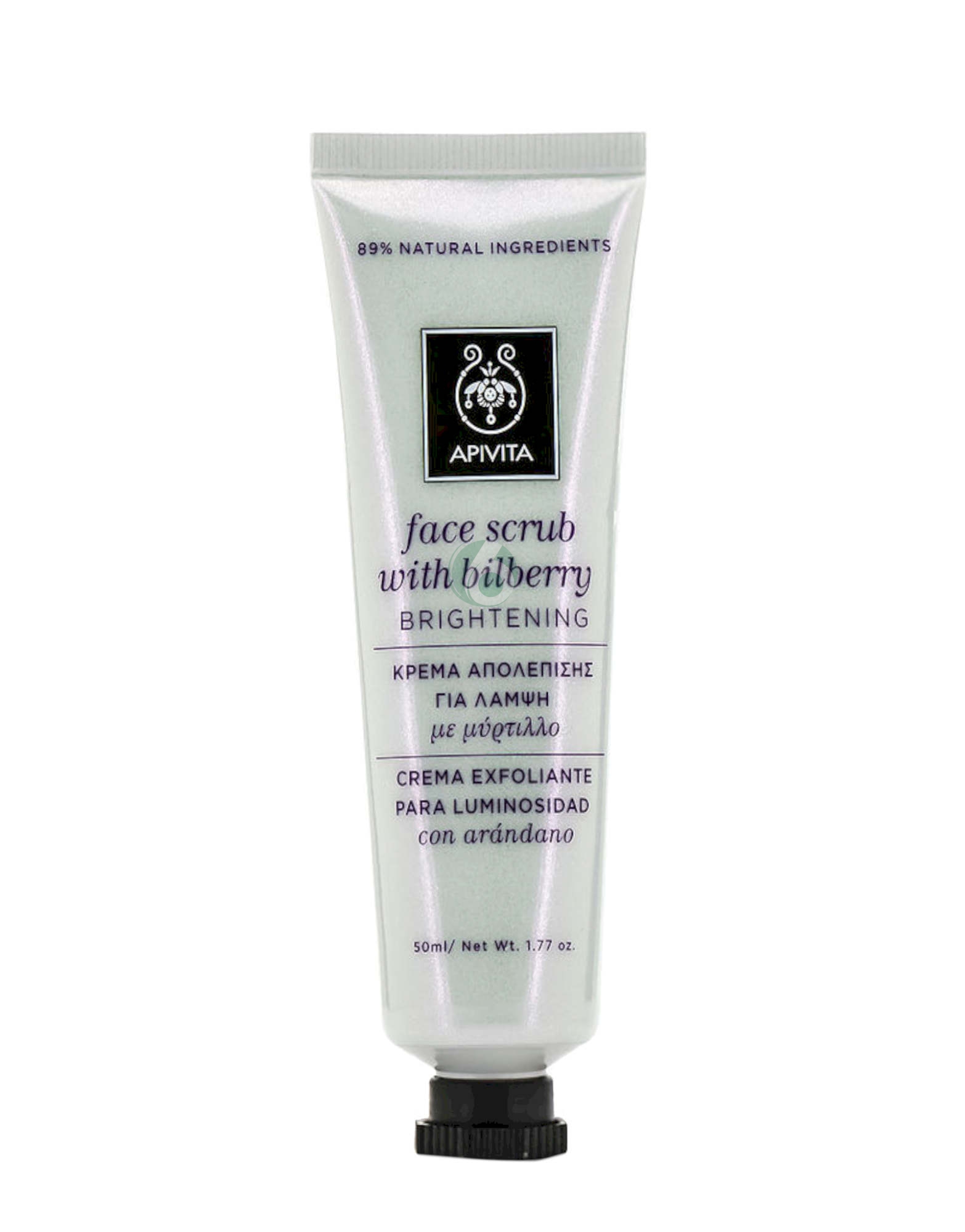 APIVITA BRIGHTENING FACE SCRUB WITH BILBERRY 50ML