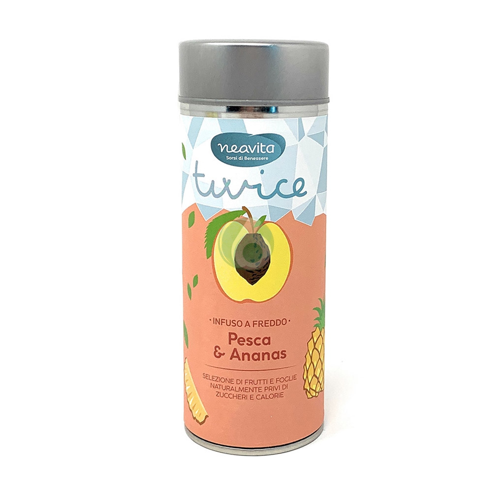 NEAVITA TWICE - INFUSO A FREDDO PESCA E ANANAS, 90G