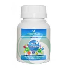 BUDETTA PHARMA THOTALE - MULTIVITAMINICO INTEGRATORE VITAMINE E MINERALI, 60 CPS