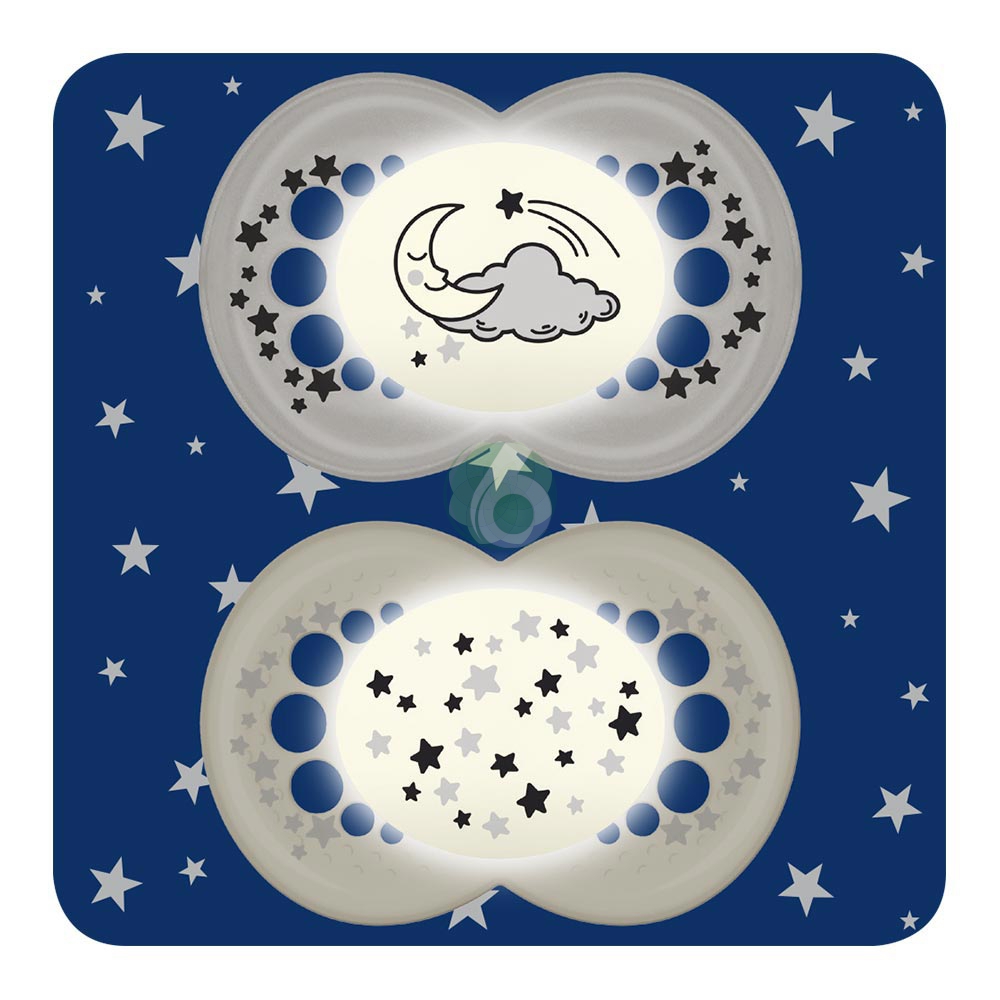 MAM ORIGINAL NIGHT 16+ SILICONE DOPPIO NEUTRO