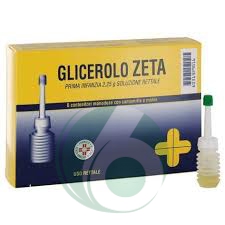 Glicerolo Zeta Prima Infanzia 2,25 G Soluzione Rettale 6 Contenitori Monodose Con Camomilla E Malva