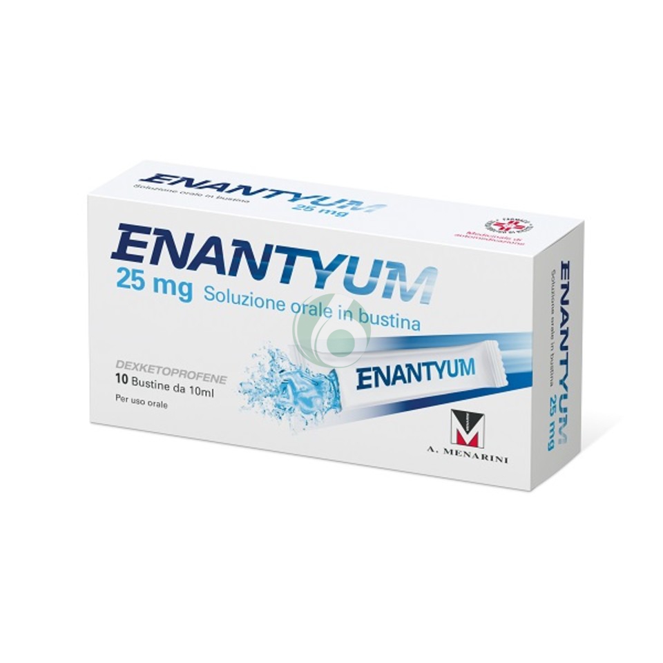 Enantyum 25 Mg Soluzione Orale In Bustina 10 Bustine Monodose In Pes/Al/Ldpe Da 10 Ml