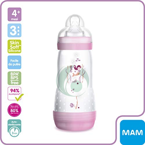 MAM EASY START BIBERON 4+ 320 ML FEMMINA
