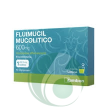 Fluimucil Mucol 600 Mg Compresse Effervescenti, 10 Compresse In Blister Al/Pe