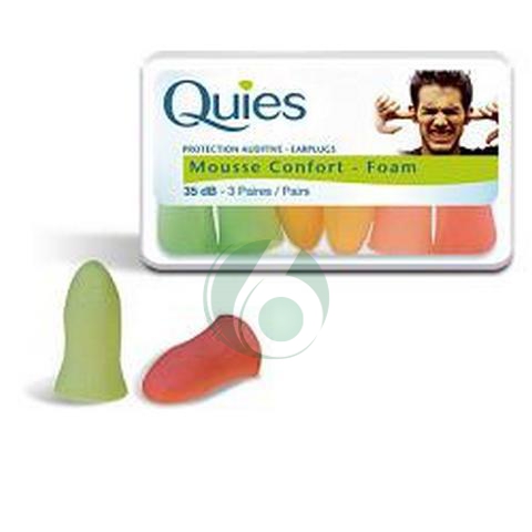 QUIES PROTEZIONI UDITIVE IN SCHIUMA 3PAIA