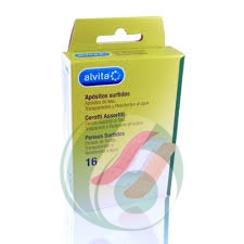 ALVITA CEROTTI ASSORTITI DI TELA 16PEZZI