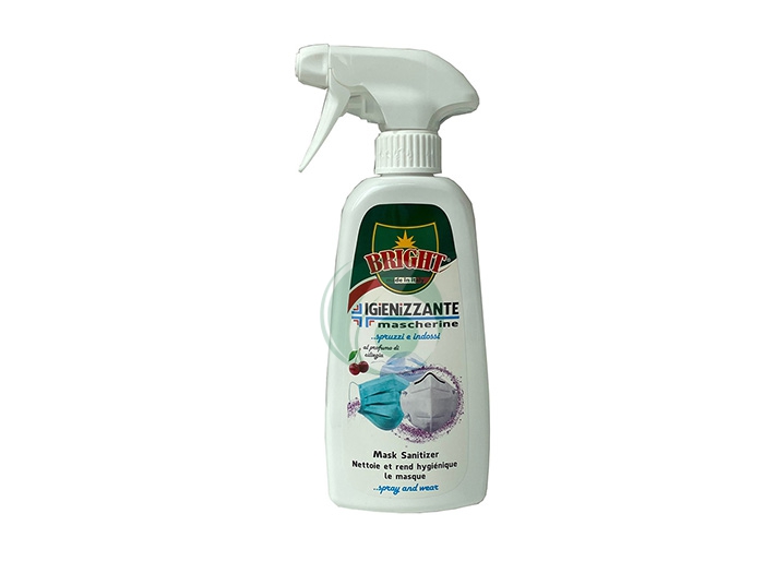 Bright igienizzante spray per mascherine 375 ml profumo di ciliegia