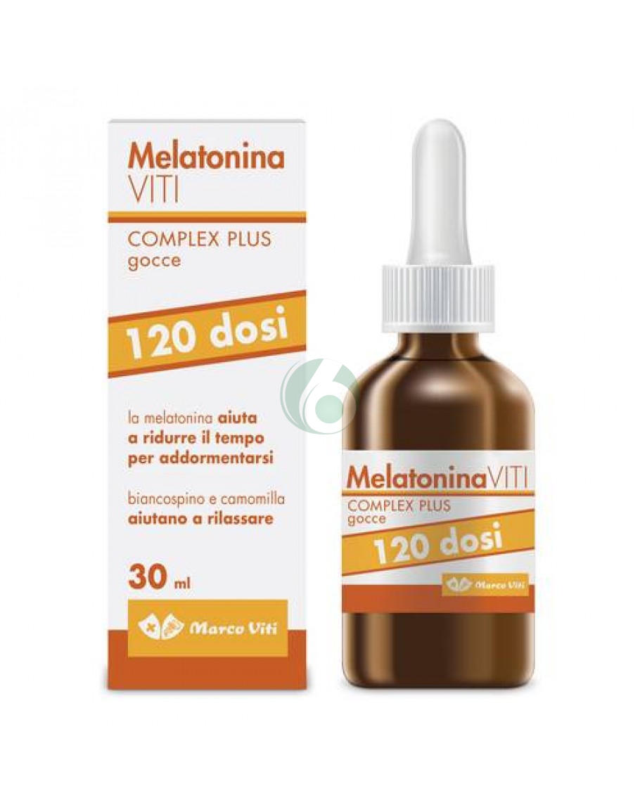 Marco Viti Farmaceutici Melatonina Viti Complex Plus Gocce 30 Ml