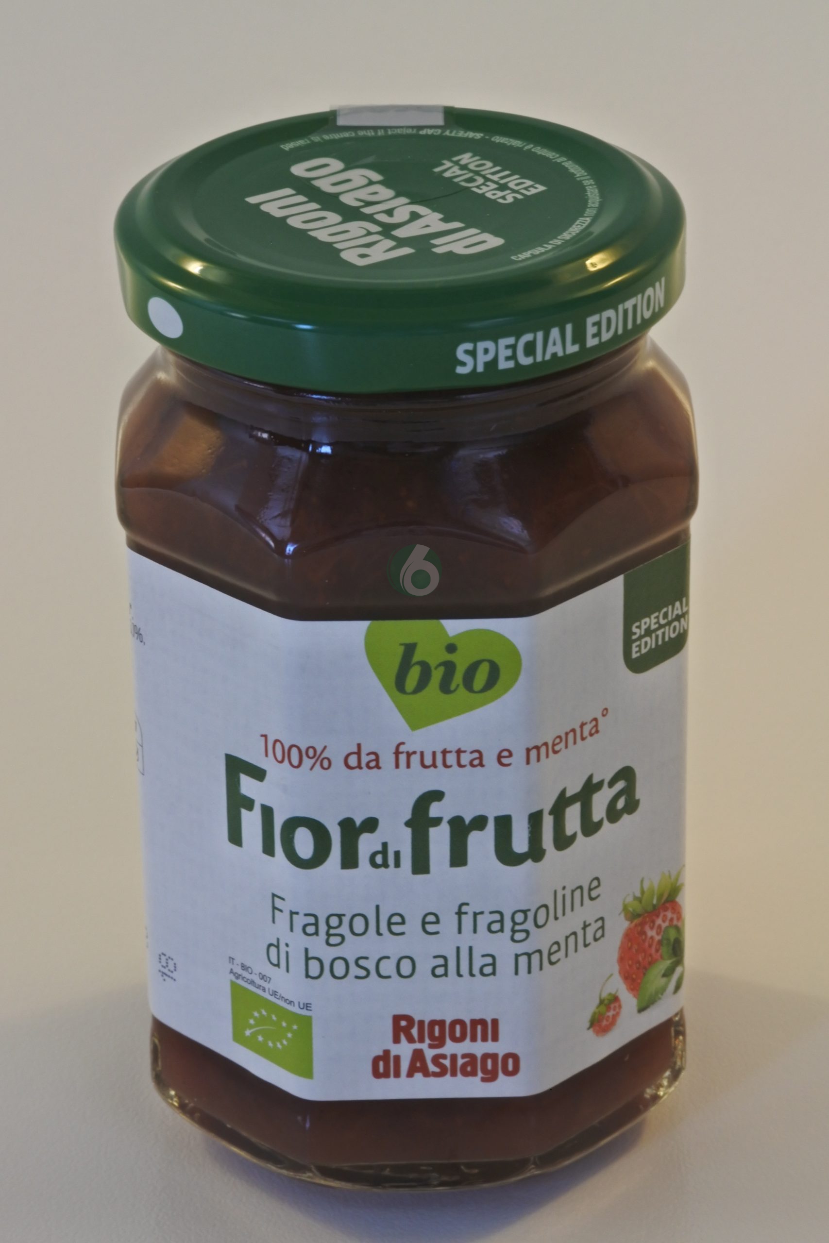 FIOR DI FRUTTA RIGONI FRAGOLE E FRAGOLINE DI BOSCO ALLA MENTA 250 G