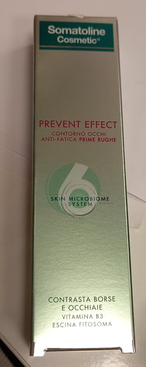 SOMATOLINE COSMETIC PREVENT EFFECT CONTORNO OCCHI ANTI FATICA 15ML