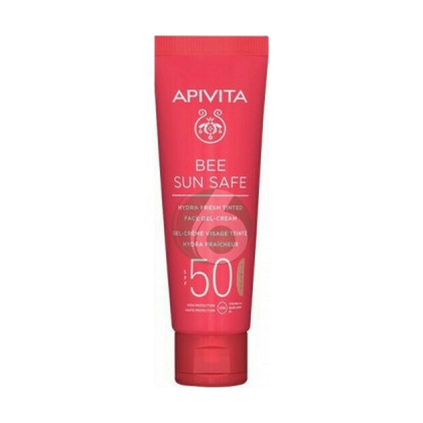 APIVITA Bee Sun Safe Hydra Fresh Crema Gel Viso Colorato SPF50 50ml