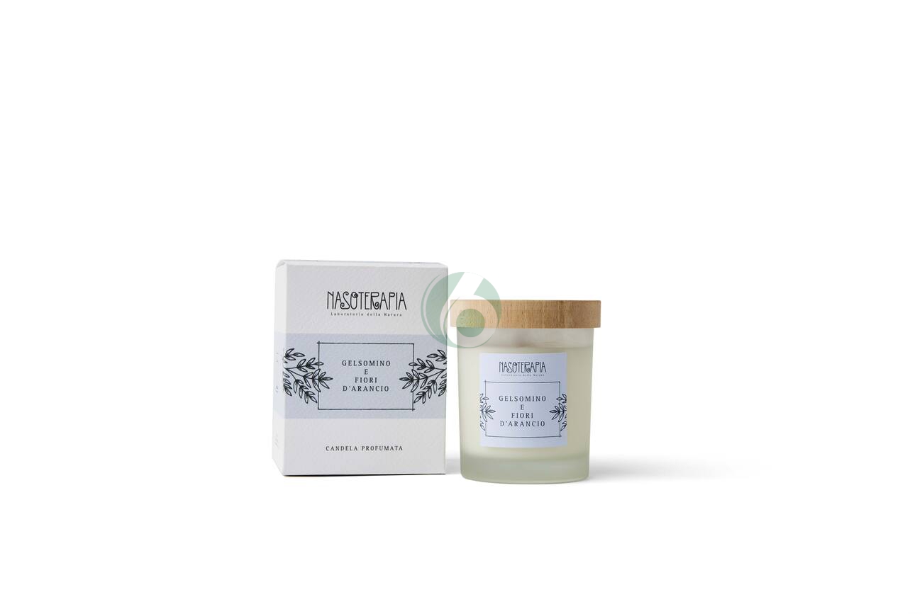 NASOTERAPIA CANDELA PROFUMATA - GELSOMINO E FIORI D'ARANCIO, 180G