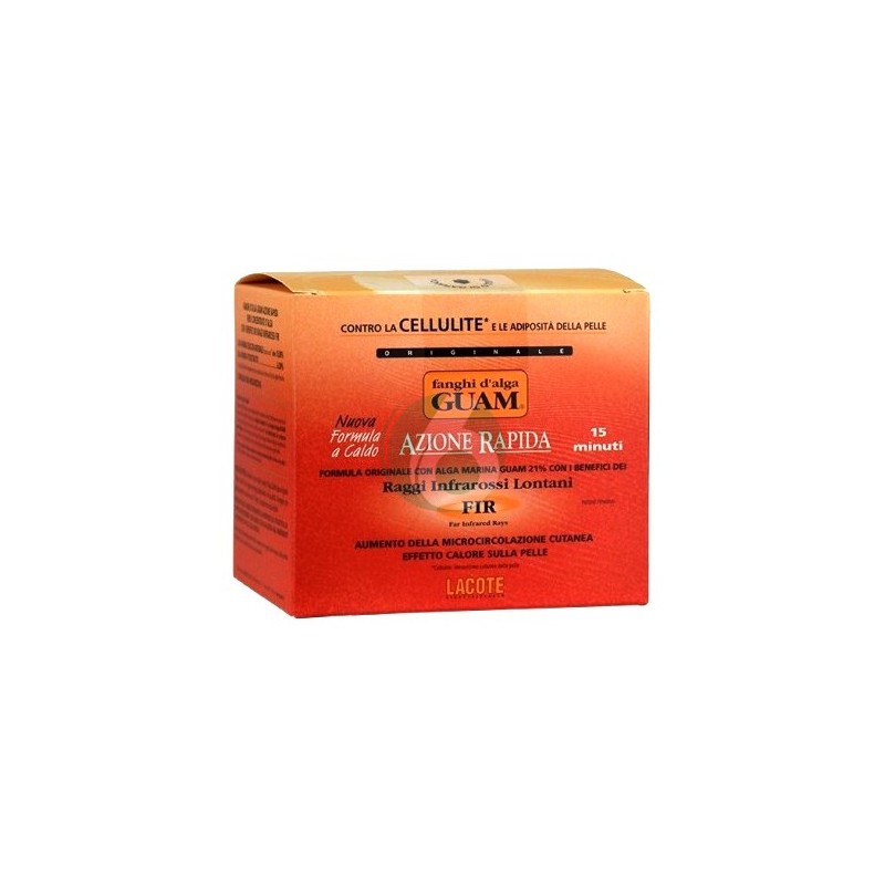 GUAM FIR - FANGHI D'ALGA AZIONE RAPIDA ANTI CELLULITE, 500G