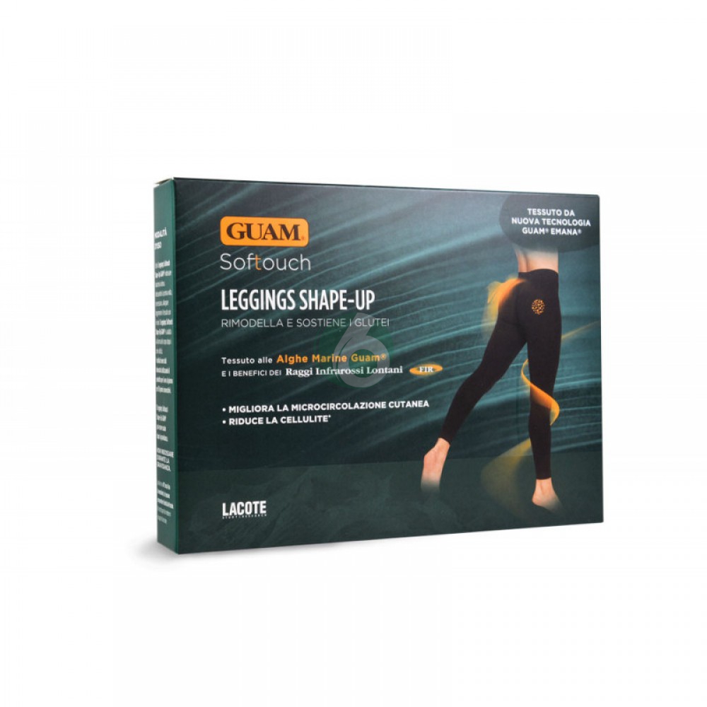 GUAM SOFTOUCH   LEGGINGS SHAPE UP RIMODELLANTE GLUTEI S M 42 44  1 PEZZO