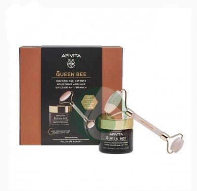 APIVITA QUEEN BEE ROLLER VISO+ QUEEN BEE CREMA LIGHT TEXTURE50ML